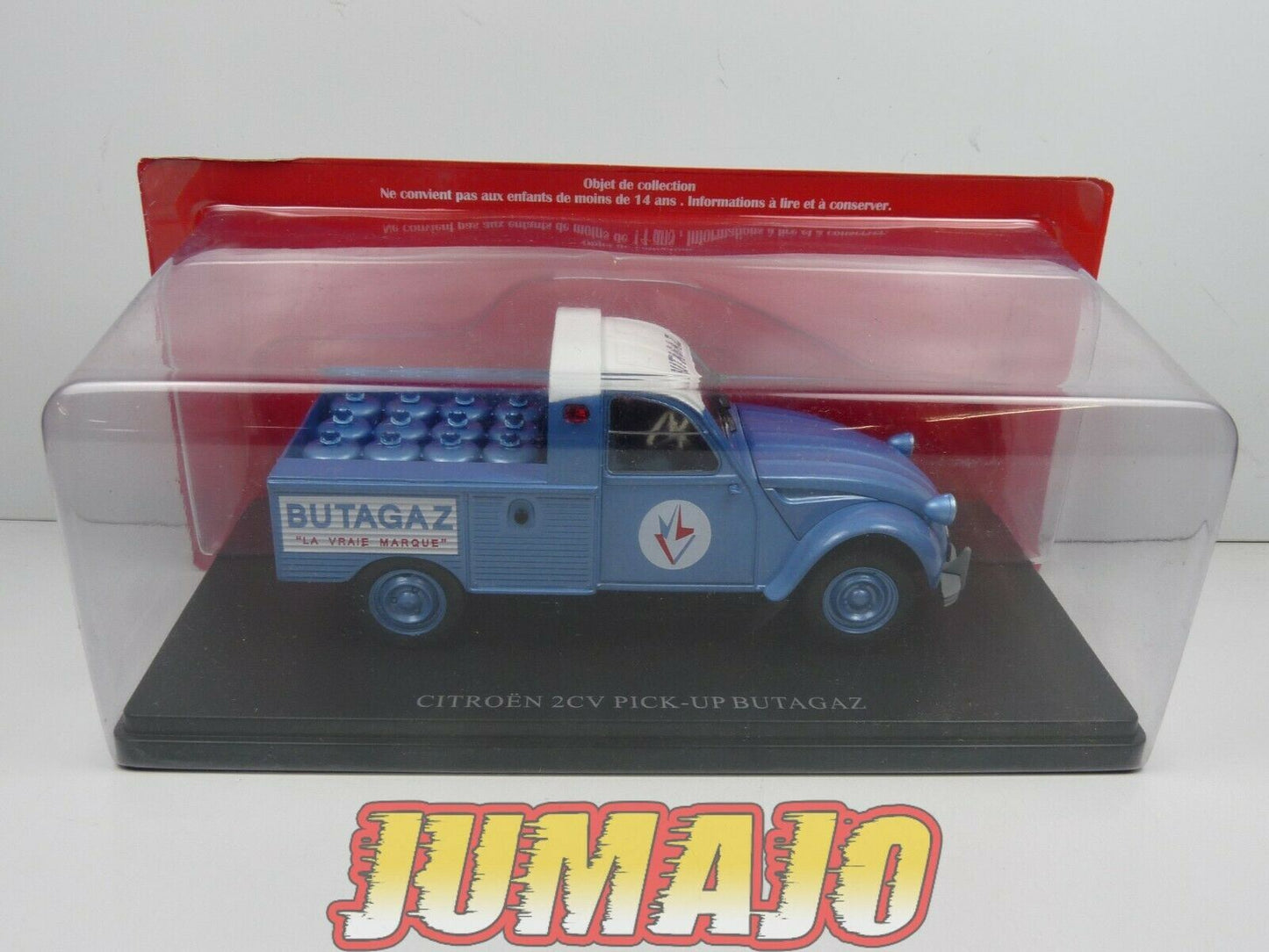 TES11 Voiture 1/24 Hachette Test CITROËN 2CV : 2CV Pick-up BUTAGAZ 1964