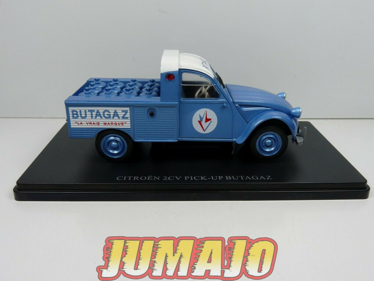 TES11 Voiture 1/24 Hachette Test CITROËN 2CV : 2CV Pick-up BUTAGAZ 1964