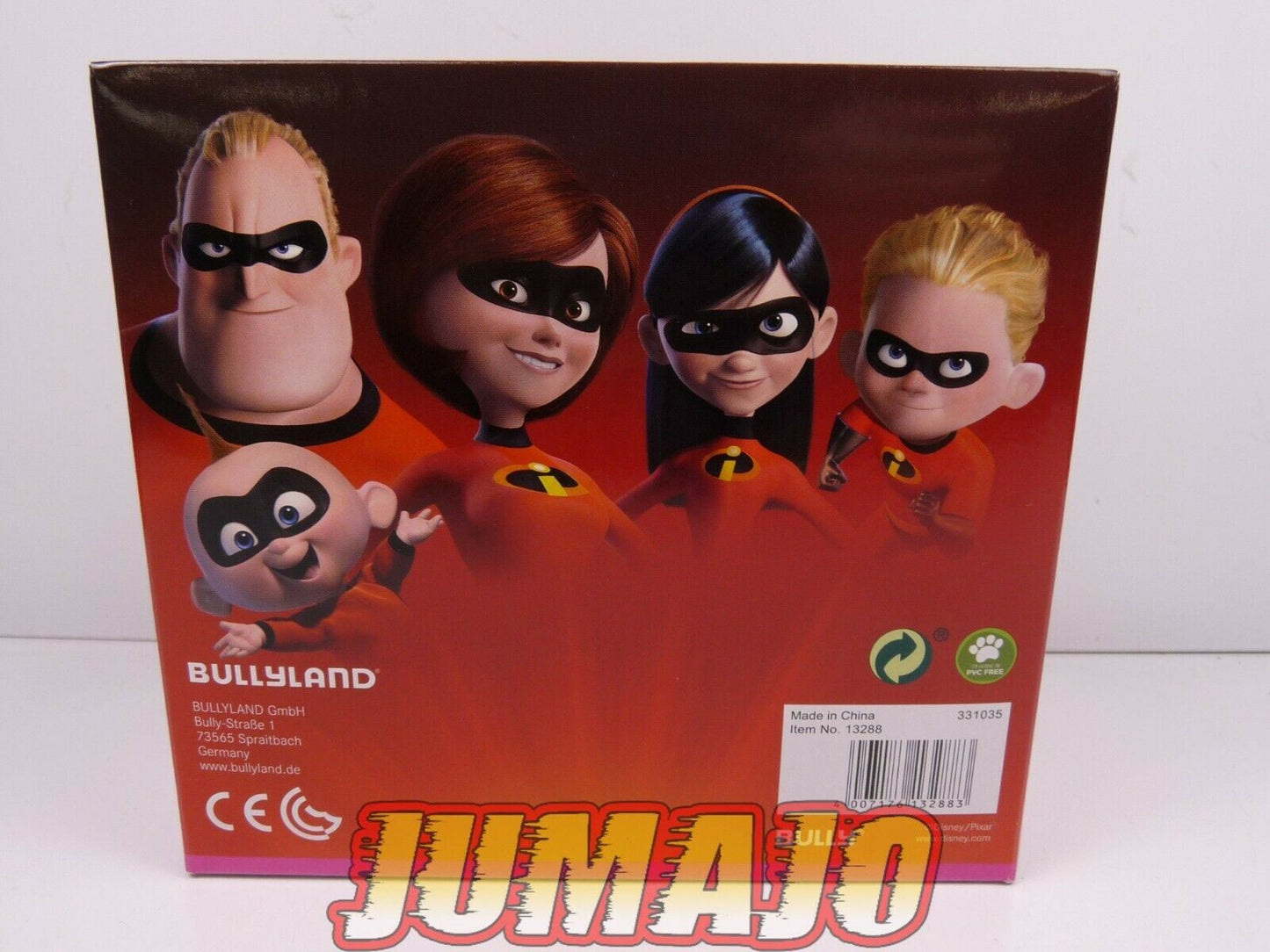 BLI33 lot 2 figurines PVC BULLY Disney Pixar 10cm Incredibles 2 indestructibles