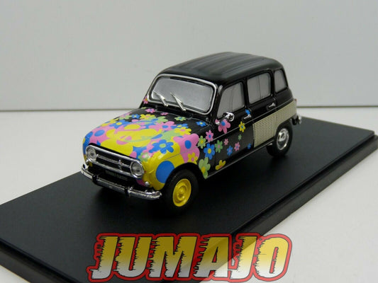 R4L53 Passion RENAULT 4 L 1/43 : 4L Bi-Face (peace and Love)