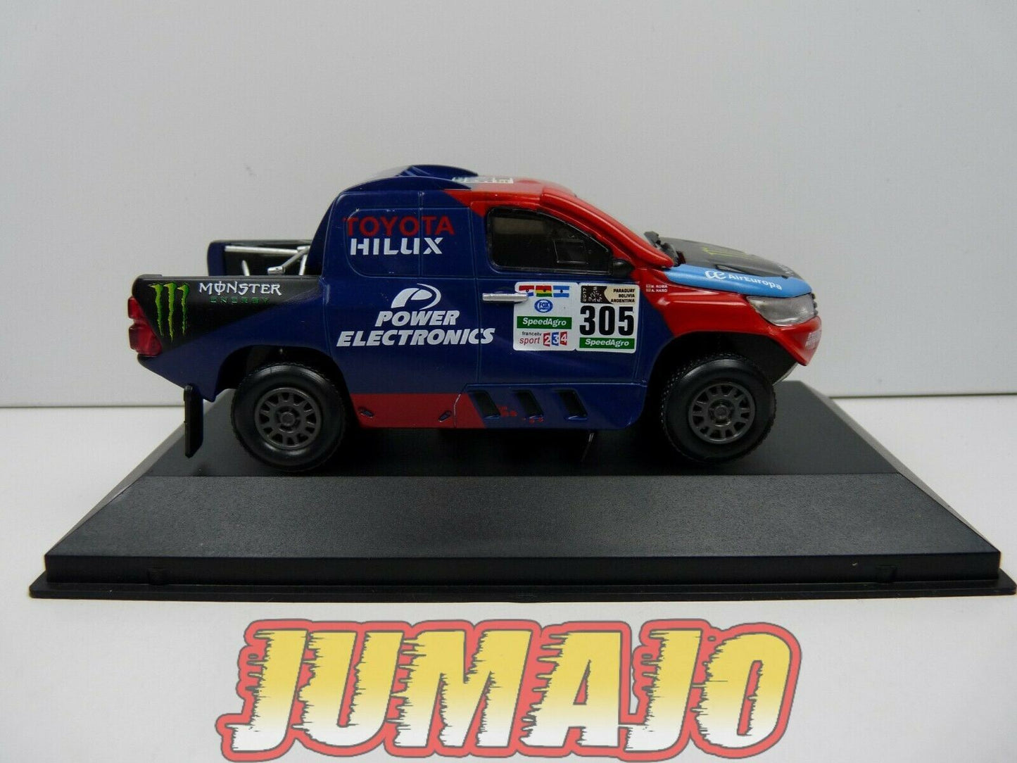 RLY10 Voiture 1/43 SALVAT Paris/Dakar : Toyota Hilux V8 #305 2017 Nani Romi