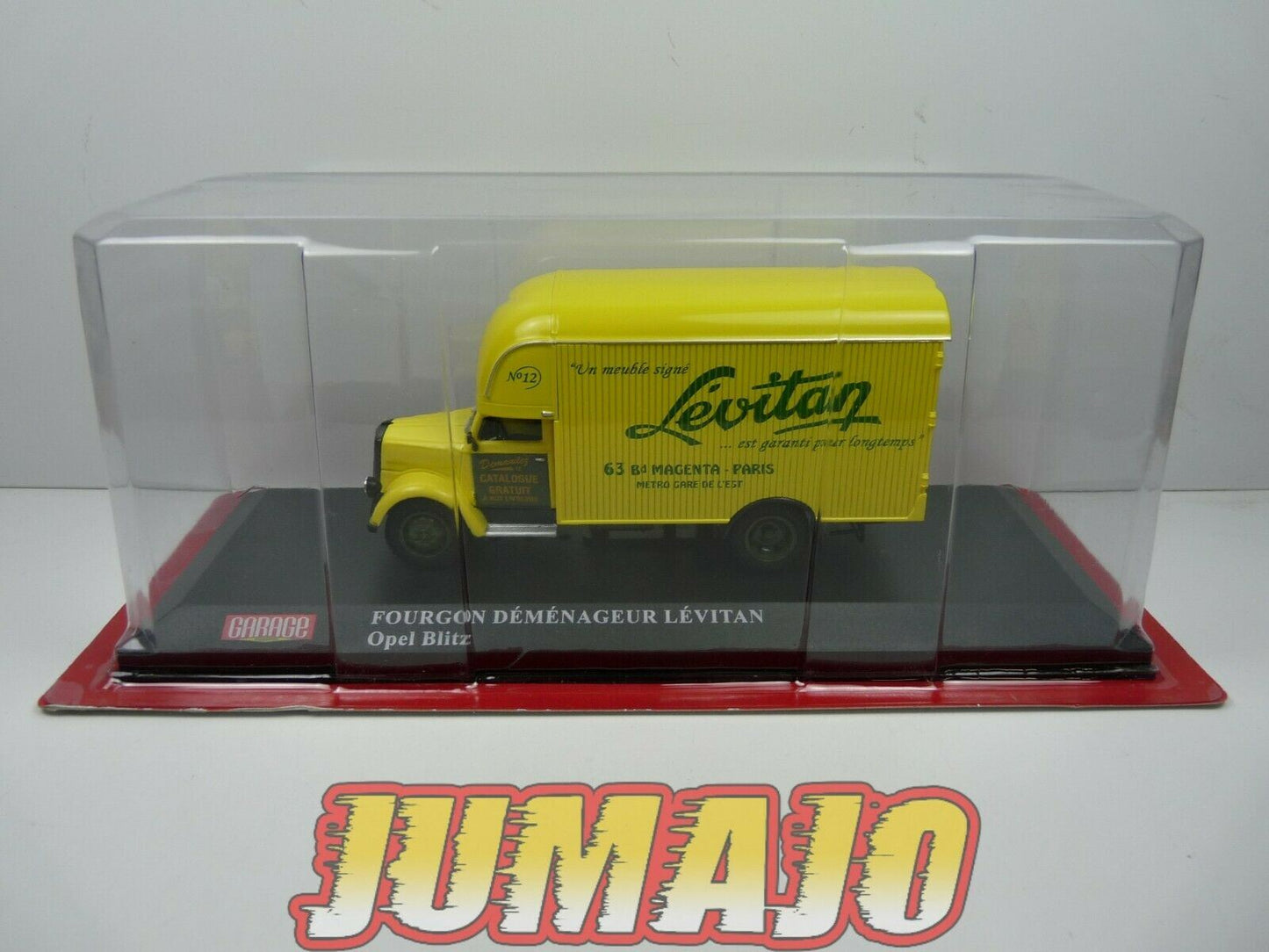 GM30 Camion 1/43 IXO HACHETTE Garage moderne : OPEL Blitz Déménageur Lévitant