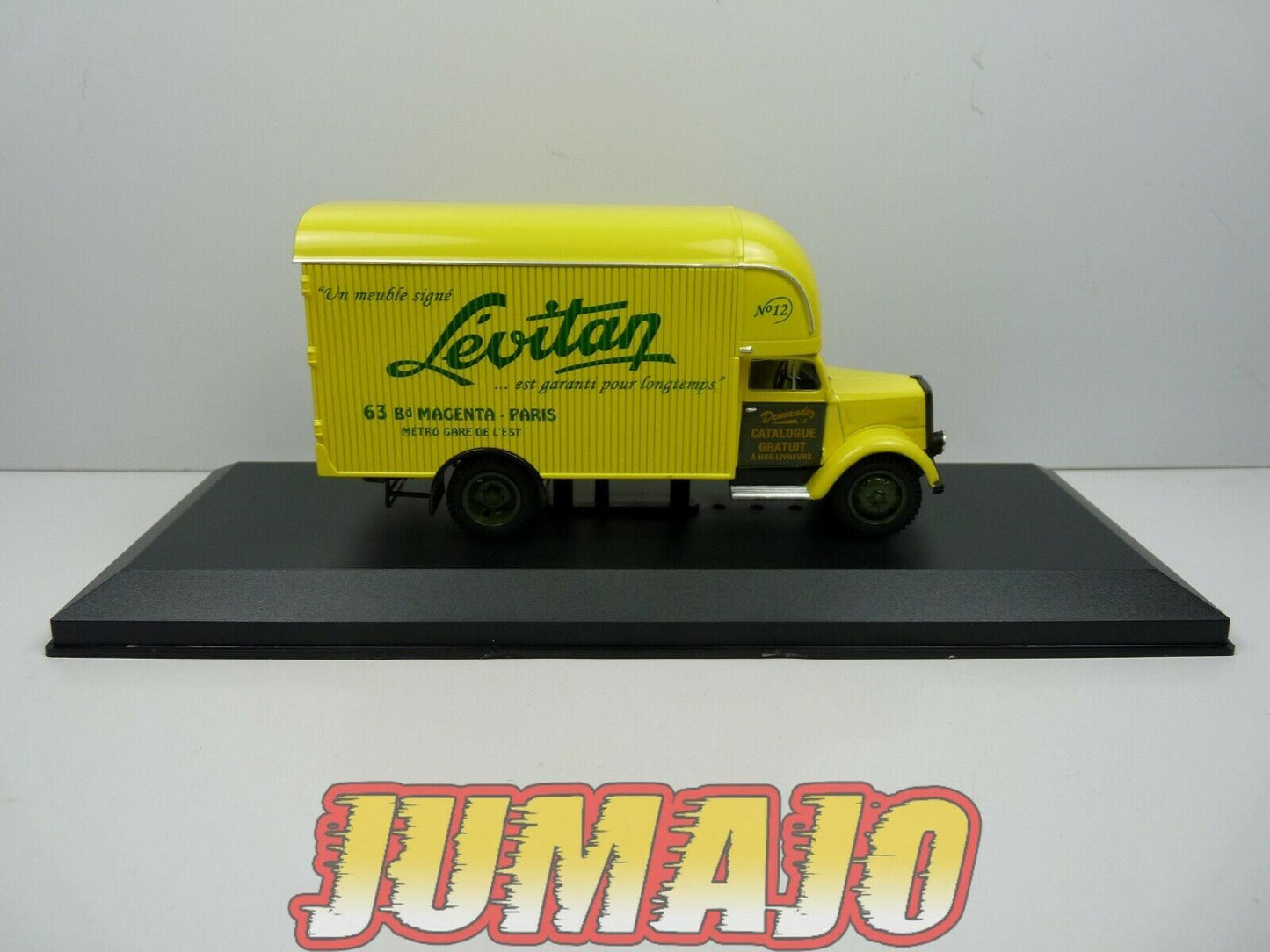 GM30 Camion 1/43 IXO HACHETTE Garage moderne : OPEL Blitz Déménageur Lévitant