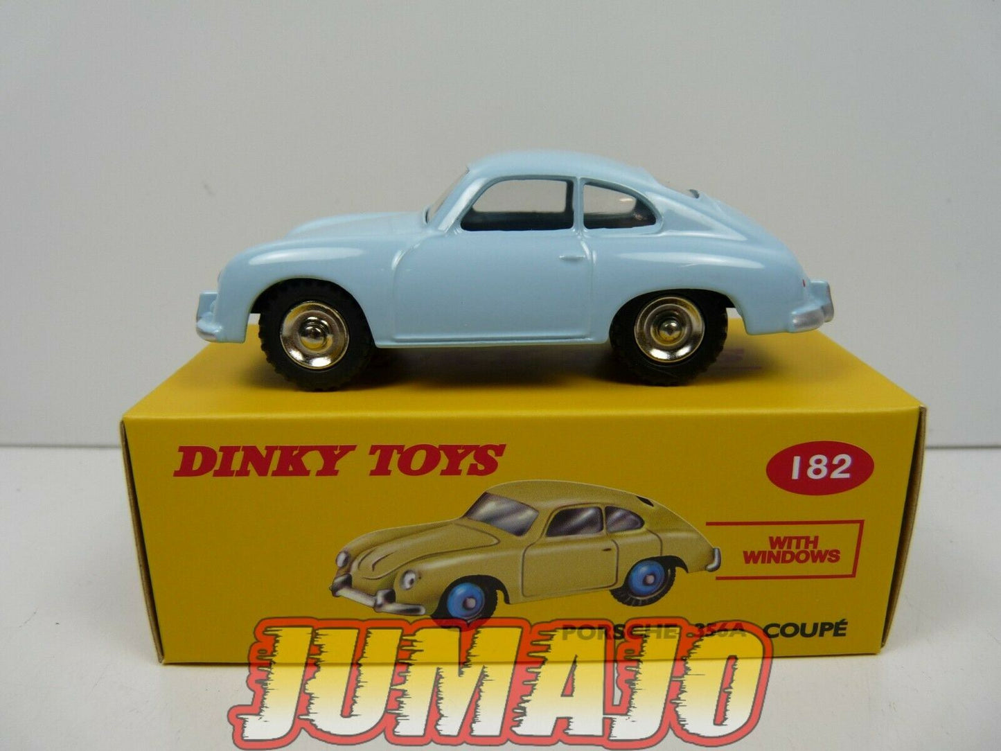 DT218 Voiture 1/43 réédition DINKY TOYS DeAgostini : Porsche 356 A Coupé 182