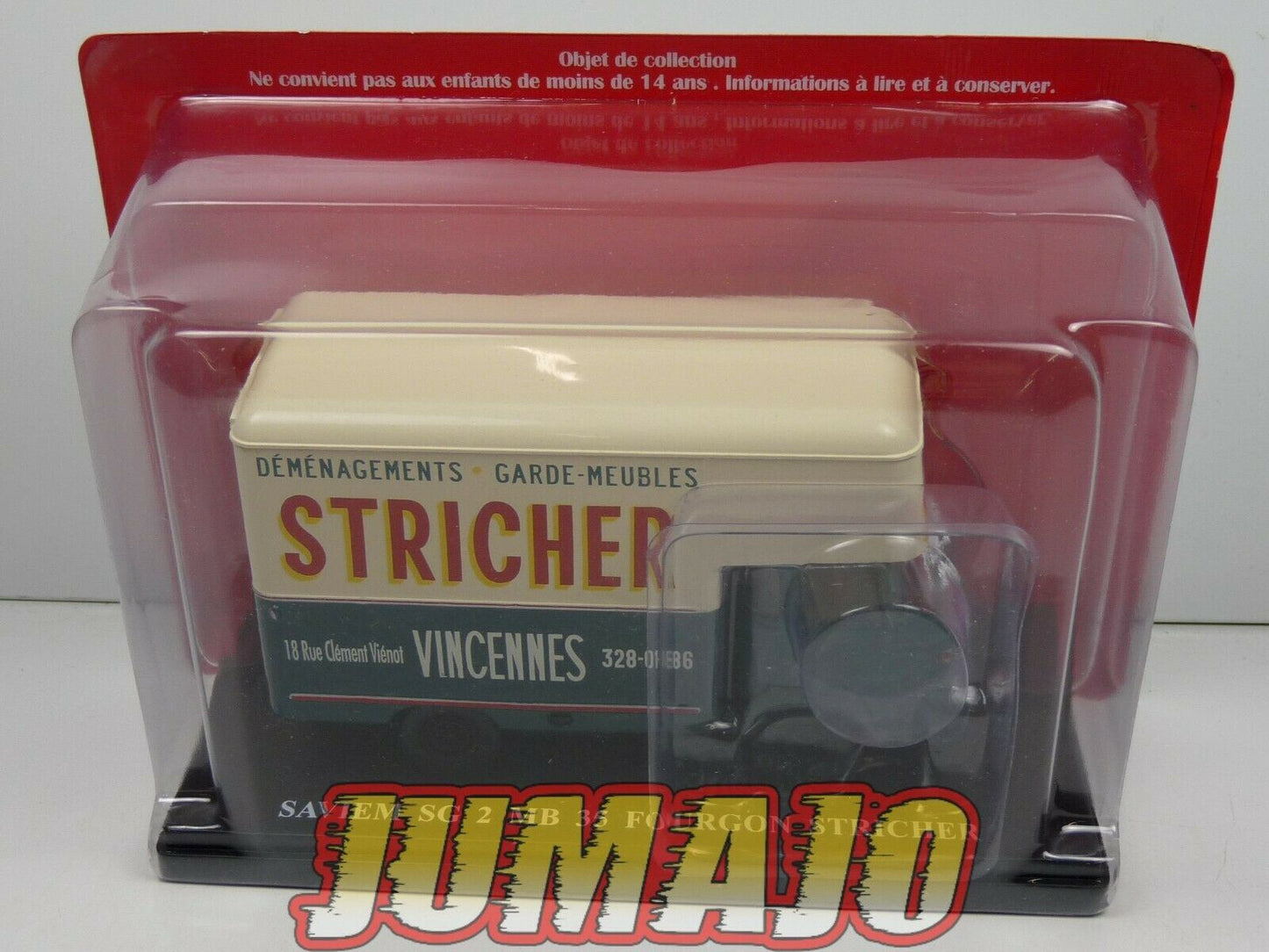 lot 2 RENAULT 1/43 DEMENAGEMENT : Saviem SG2 Stricher + 2,5 tonnes Seigneur