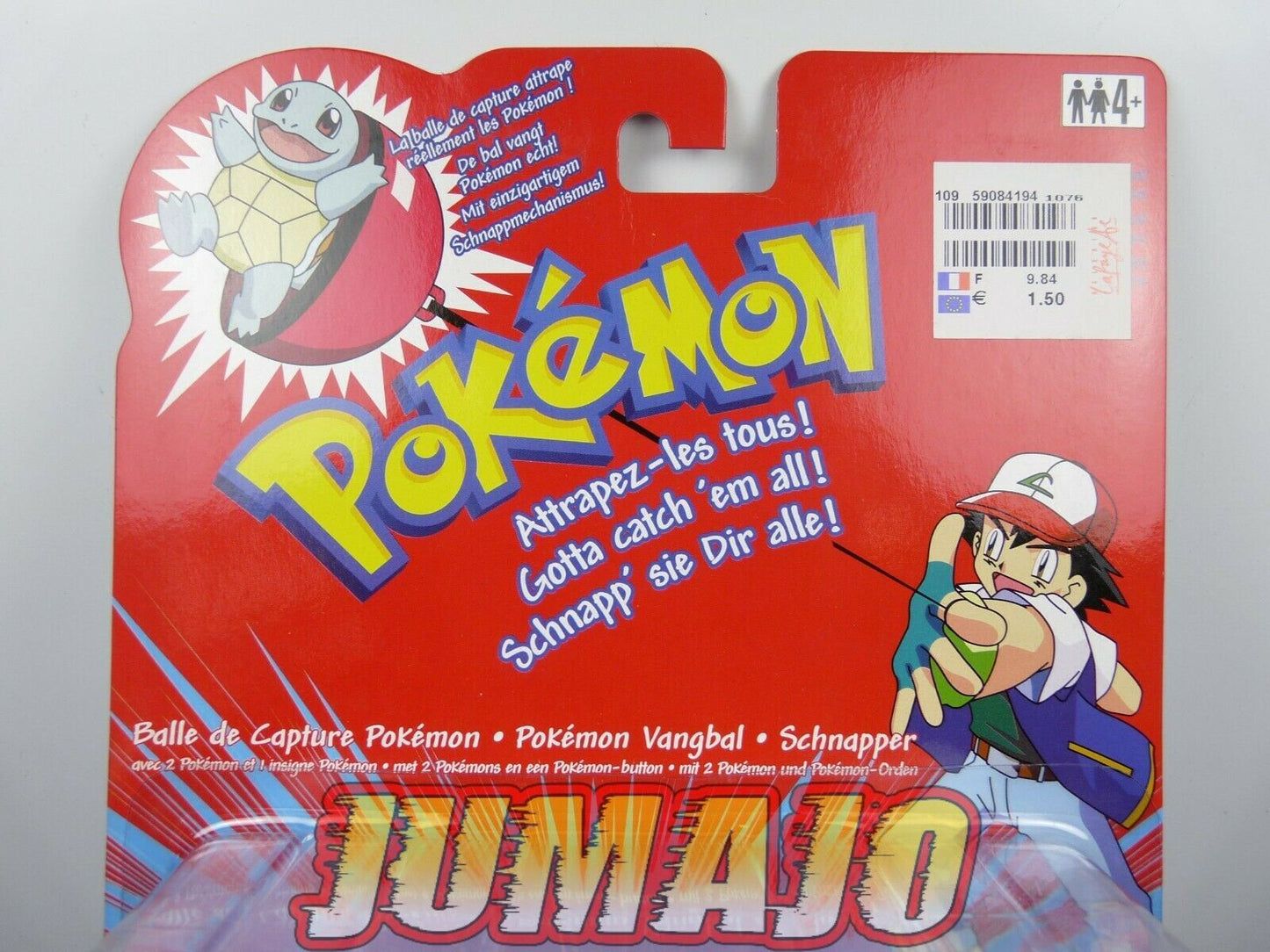 BLI39 2 Figurine Pokémon Battle Figures Lamantine #87 Rattata #19 Poké Ball
