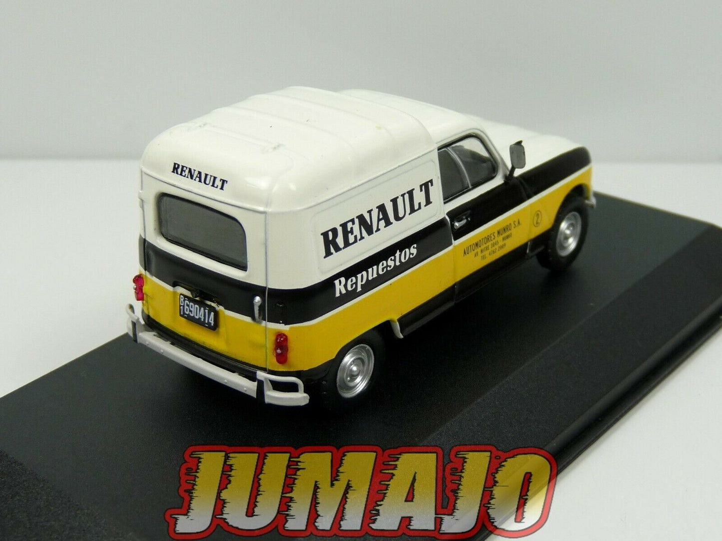 Diorama 1/43 SAVIEM SG4 Plateau + Renault 12 Alpine + Renault 4F Service