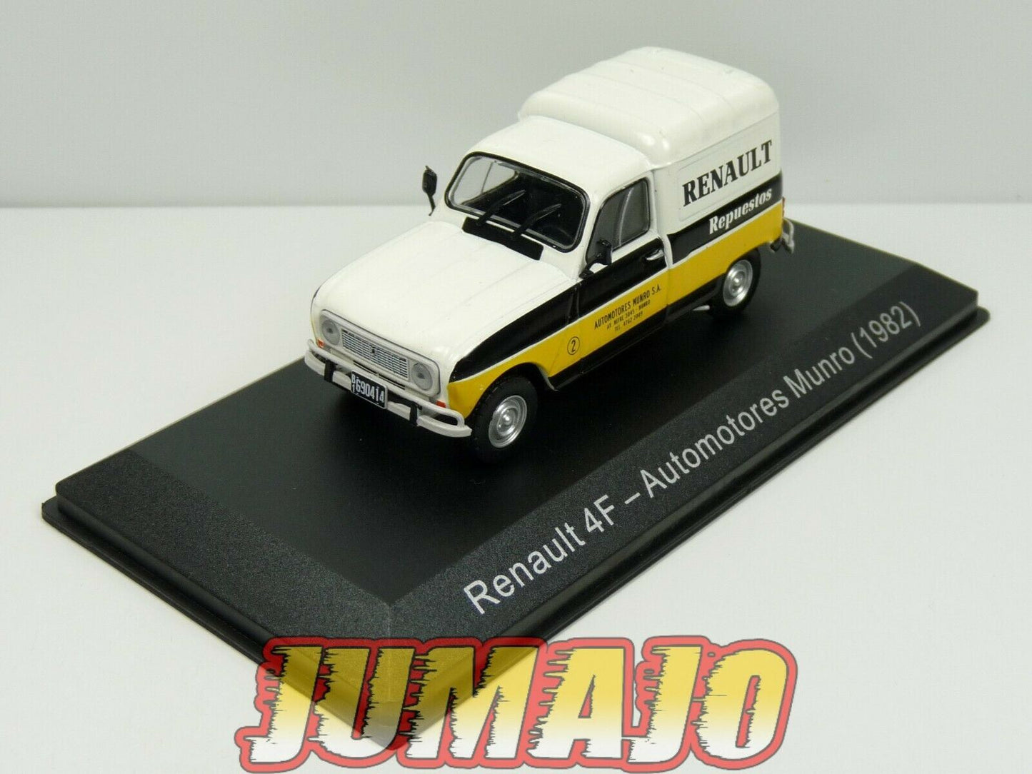 Diorama 1/43 SAVIEM SG4 Plateau + Renault 12 Alpine + Renault 4F Service