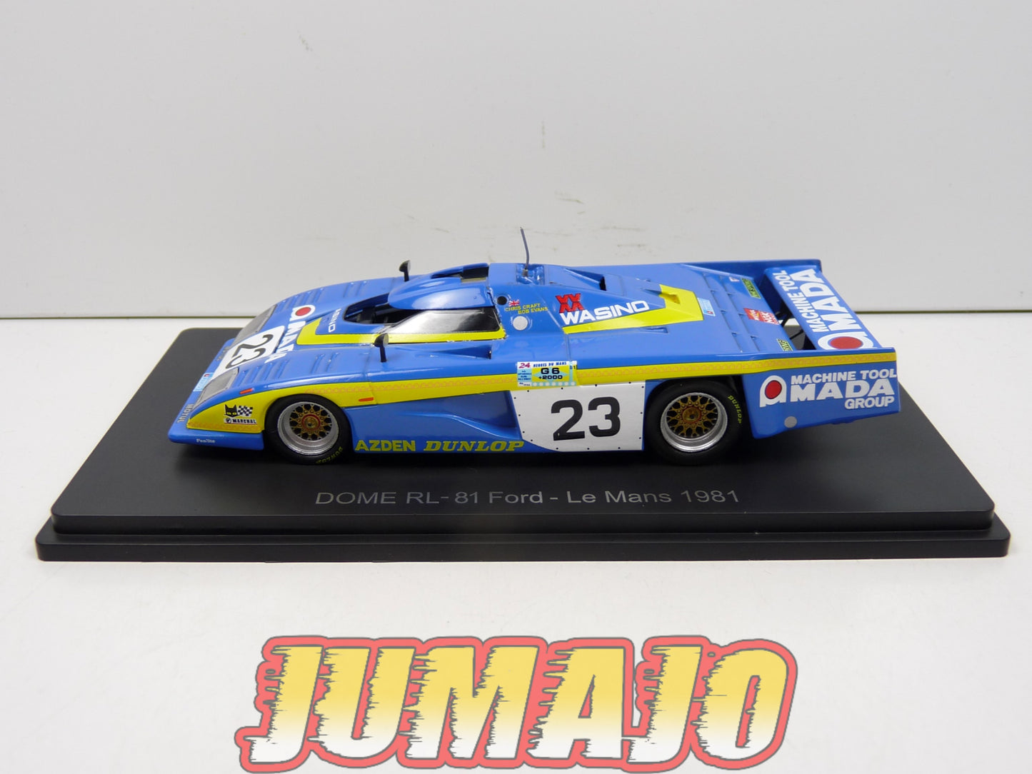 24H100 1/43 HACHETTES 24 Heures Le Mans Dome RL-81 Ford 1981 Evans