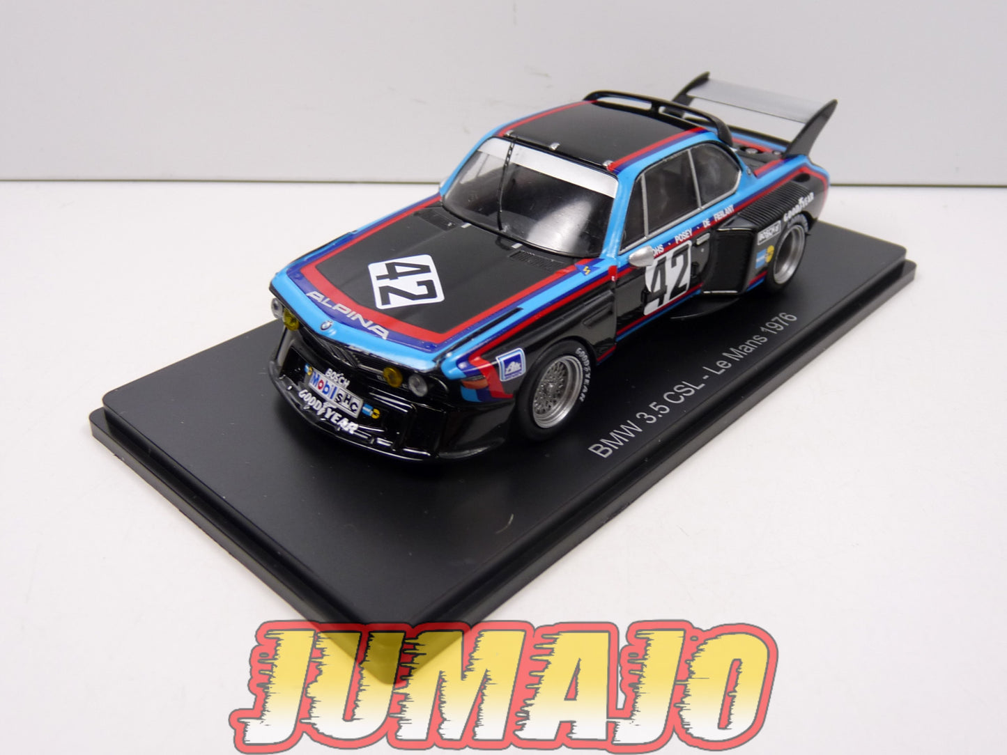 24H126 1/43 HACHETTES 24 Heures Le Mans BMW 3.5 CSL 1976 Posey