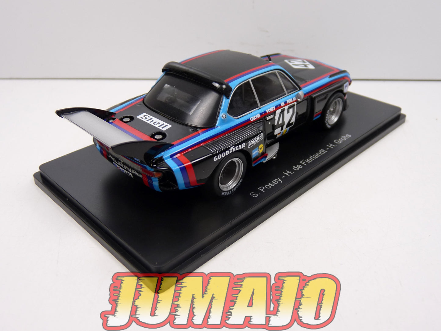 24H126 1/43 HACHETTES 24 Heures Le Mans BMW 3.5 CSL 1976 Posey