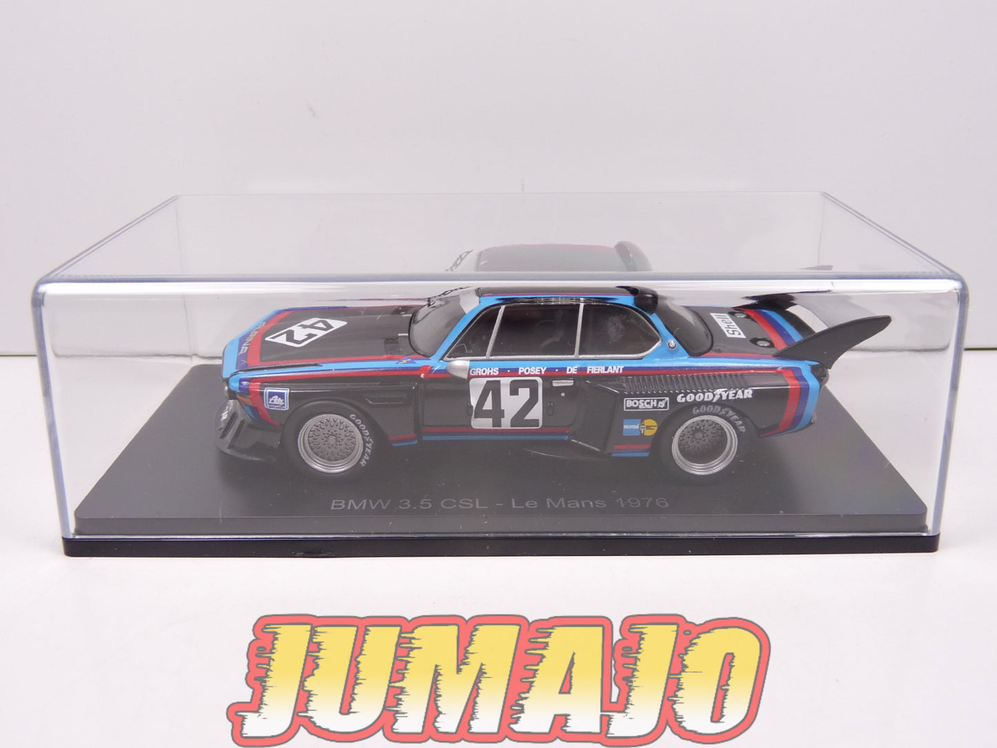 24H126 1/43 HACHETTES 24 Heures Le Mans BMW 3.5 CSL 1976 Posey