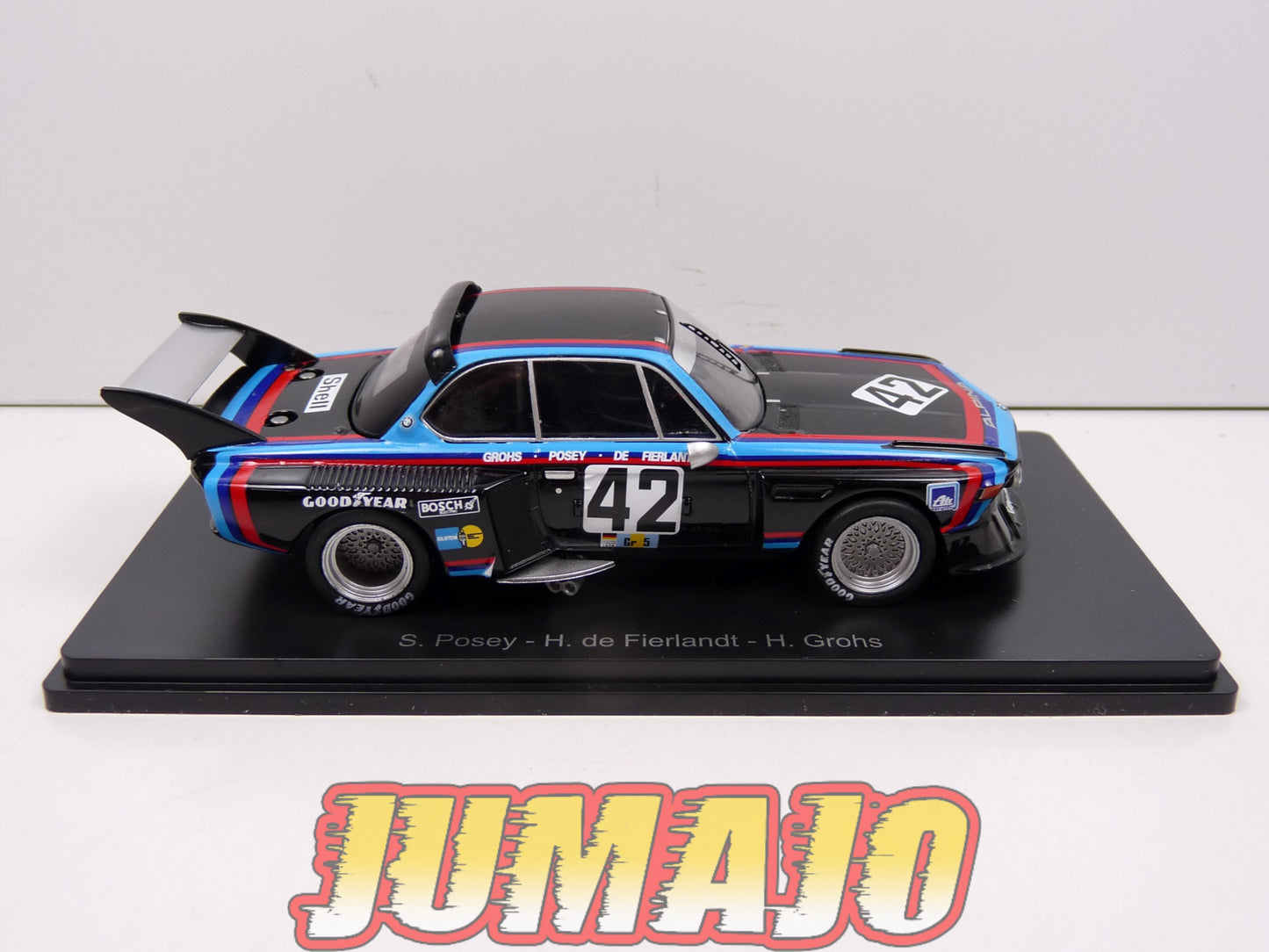 24H126 1/43 HACHETTES 24 Heures Le Mans BMW 3.5 CSL 1976 Posey