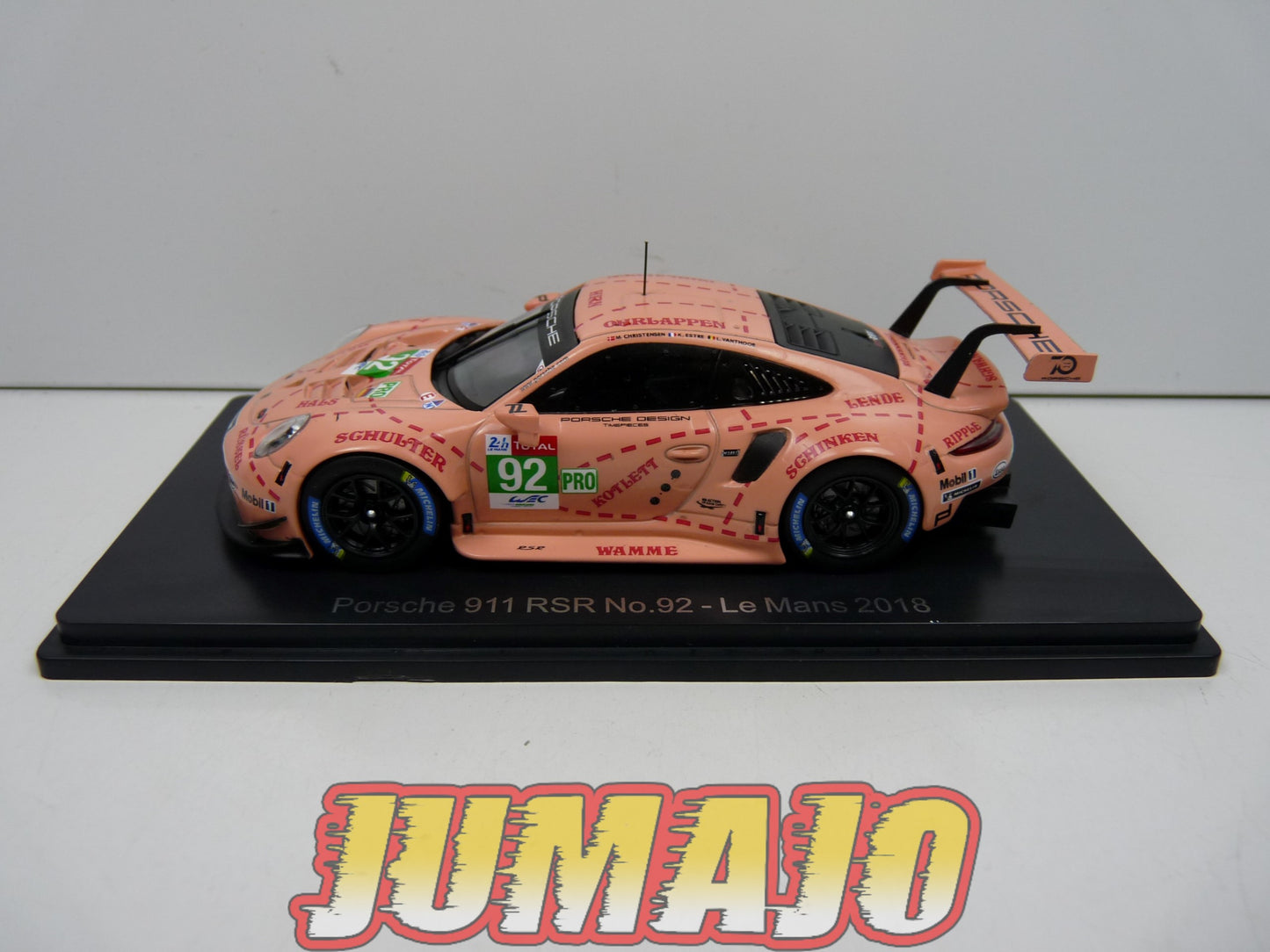 24H25 Voiture 1/43 HACHETTE Japon 24 Heures Mans : Porsche 911 RSR 2018
