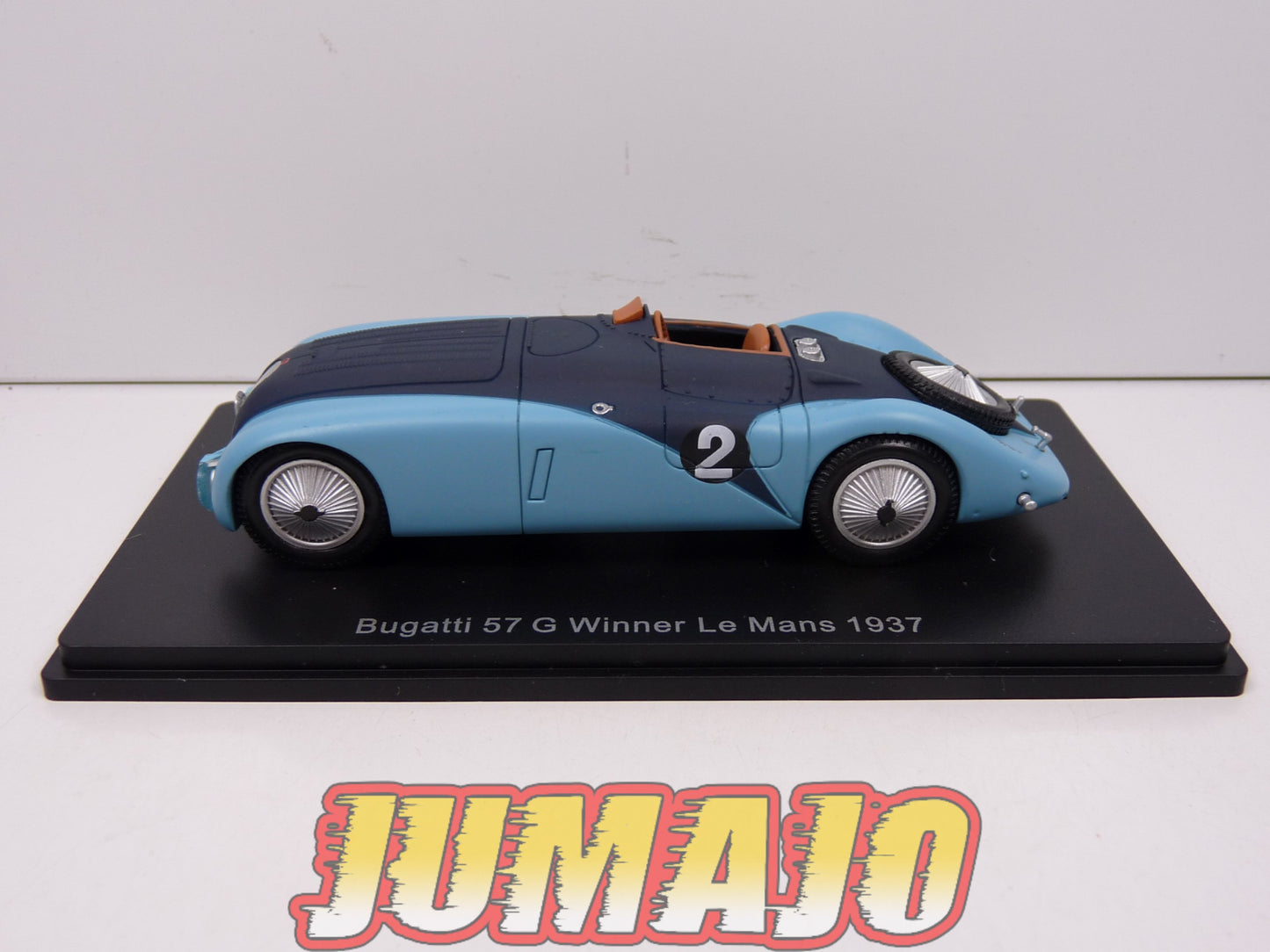 24H160 1/43 HACHETTE Japon 24 Heures Le Mans : Bugatti 57 G Winner 1937 Wimille Benoist
