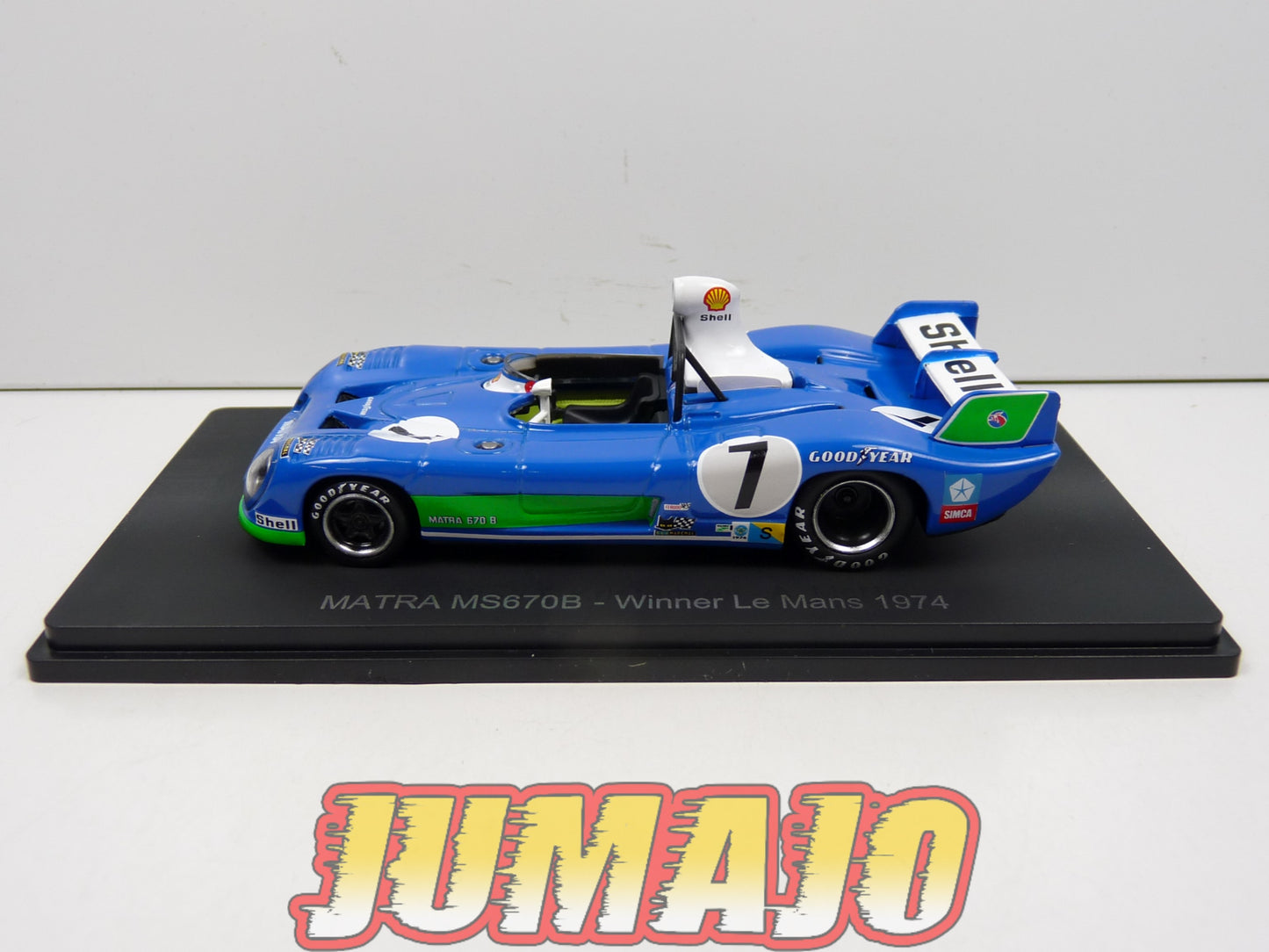 24H96 1/43 HACHETTES 24 Heures Le Mans Matra MS670B Winner 1974 Pescarolo Larrousse