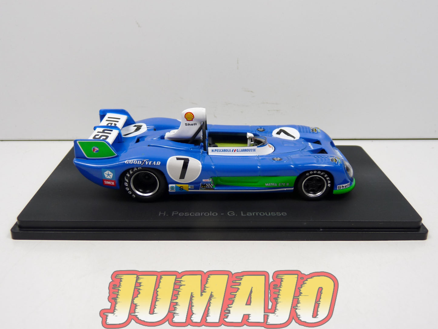 24H96 1/43 HACHETTES 24 Heures Le Mans Matra MS670B Winner 1974 Pescarolo Larrousse