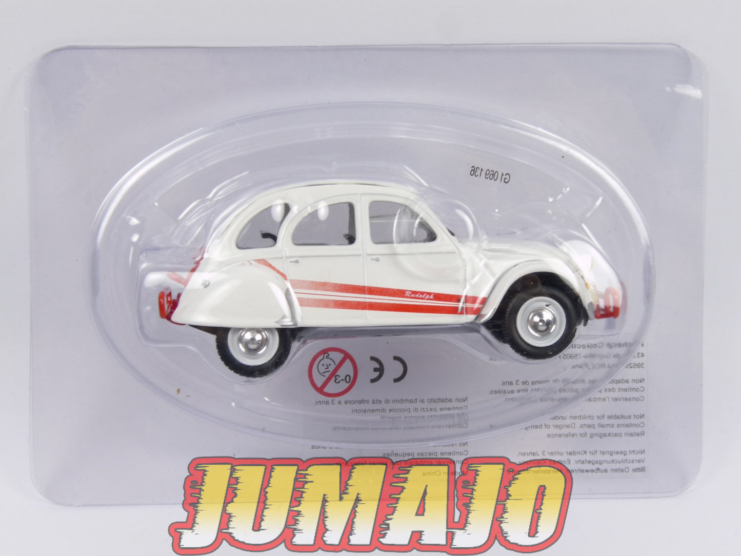 2CV136 Voiture 1/43 ELIGOR CITROEN : 2CV RUDOLF 1987