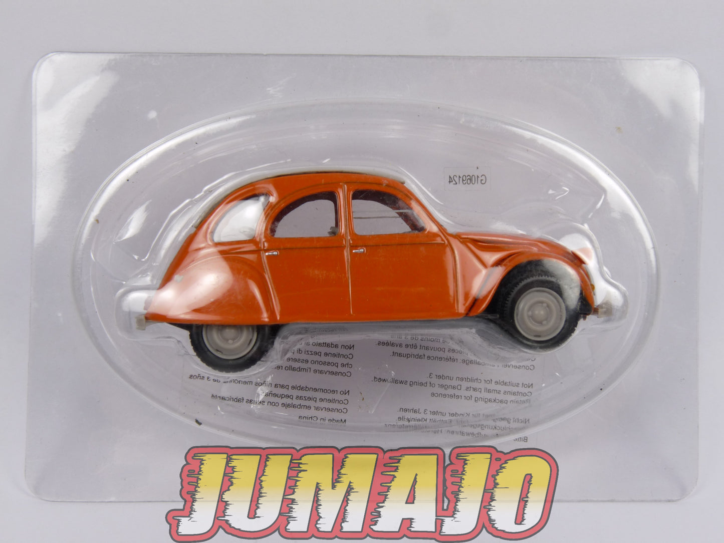 2CV124 Voiture 1/43 NOREV Citroen : 2CV Mandarine orange