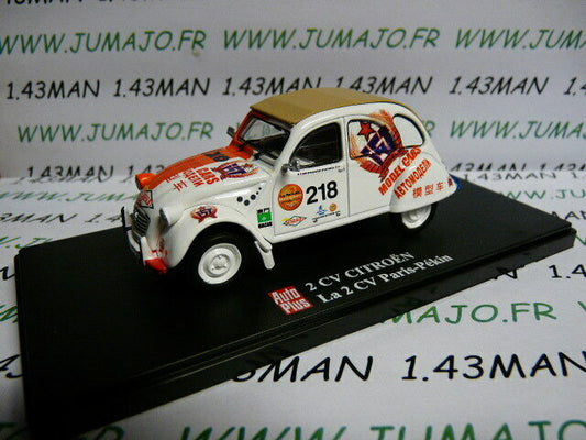2CVAP51 Voiture 1/43 ELIGOR Auto plus : CITROEN 2CV Paris / Pekin