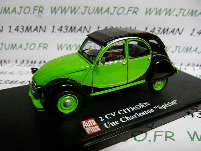 2CVAP62 voiture 1/43 ELIGOR Auto plus : CITROEN 2CV n°29 : charleston spécial