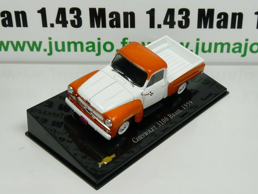 CVT33 voiture 1/43 IXO Salvat BRESIL CHEVROLET : 3100 Brasil 1959