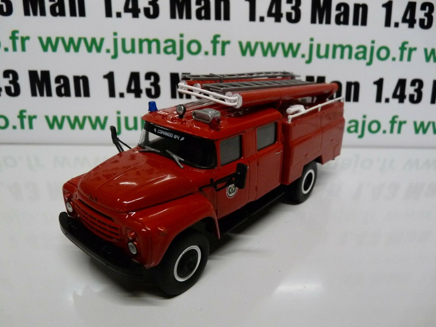 CPF71 Camion 1/43 Hachette IXO Pompiers : ZIL 130 Auto-Pompe ATS40 sur CUBA