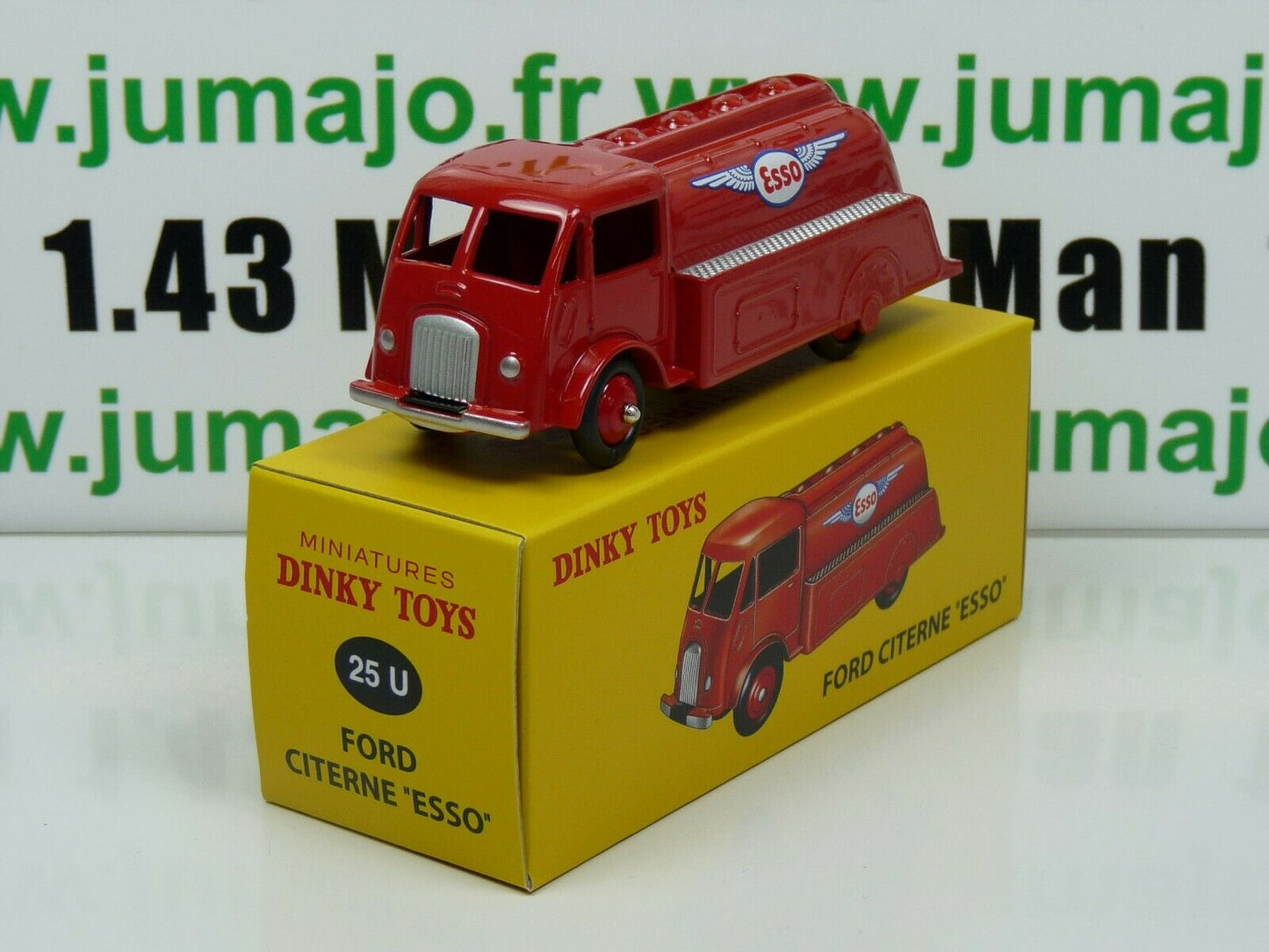DT101 Voiture réédition DINKY TOYS atlas : 25U Ford Citerne Esso