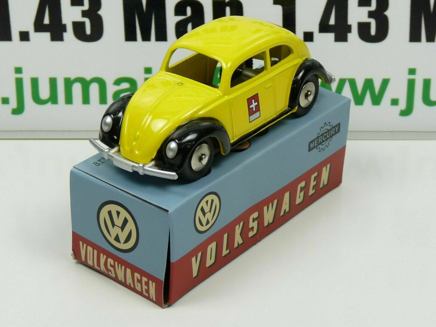 MRY6 Voiture 1/48 MERCURY hachette : Volkswagen Poste Suisse n°15