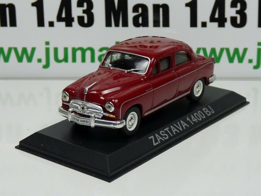 BAL68 Voiture 1/43 IXO DeAgostini Balkans : ZASTAVA 1400 BJ ( Fiat 1400 )