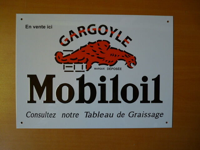 PB24 PLAQUES PUBLICITAIRE tolée age d'or de l'Automobile n°81 21*29cm: MOBILOIL