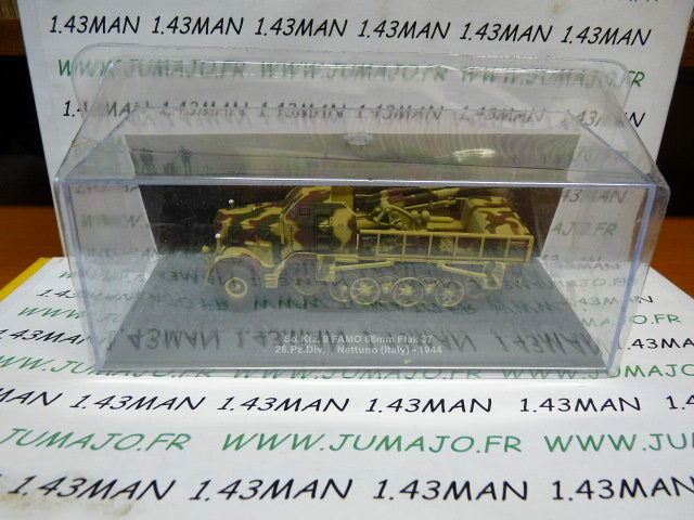 PZ9Z Tank militaire 1/72 PANZER n°9 SdKfz 9 FAMO 88mm Flak37 Italie 1944