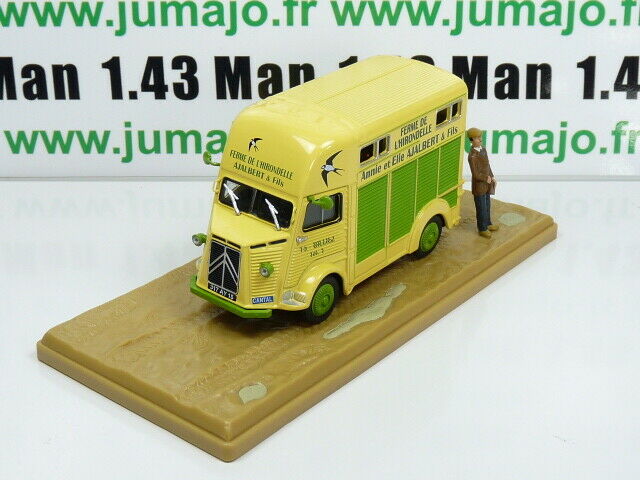 PU9 Voiture 1/43 ELIGOR Petits Utilitaires CITROEN Type H Marchand de bétail