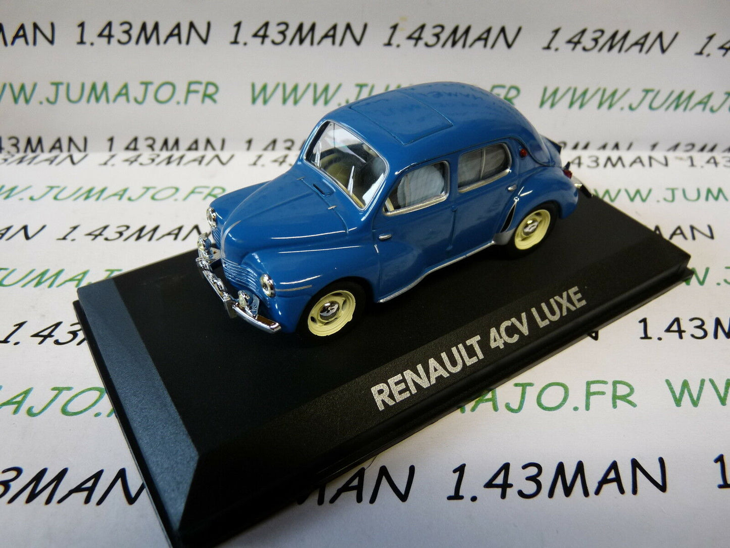 VMP11 voiture 1/43 NOREV atlas voiture de mon père : RENAULT 4CV LUXE bleu