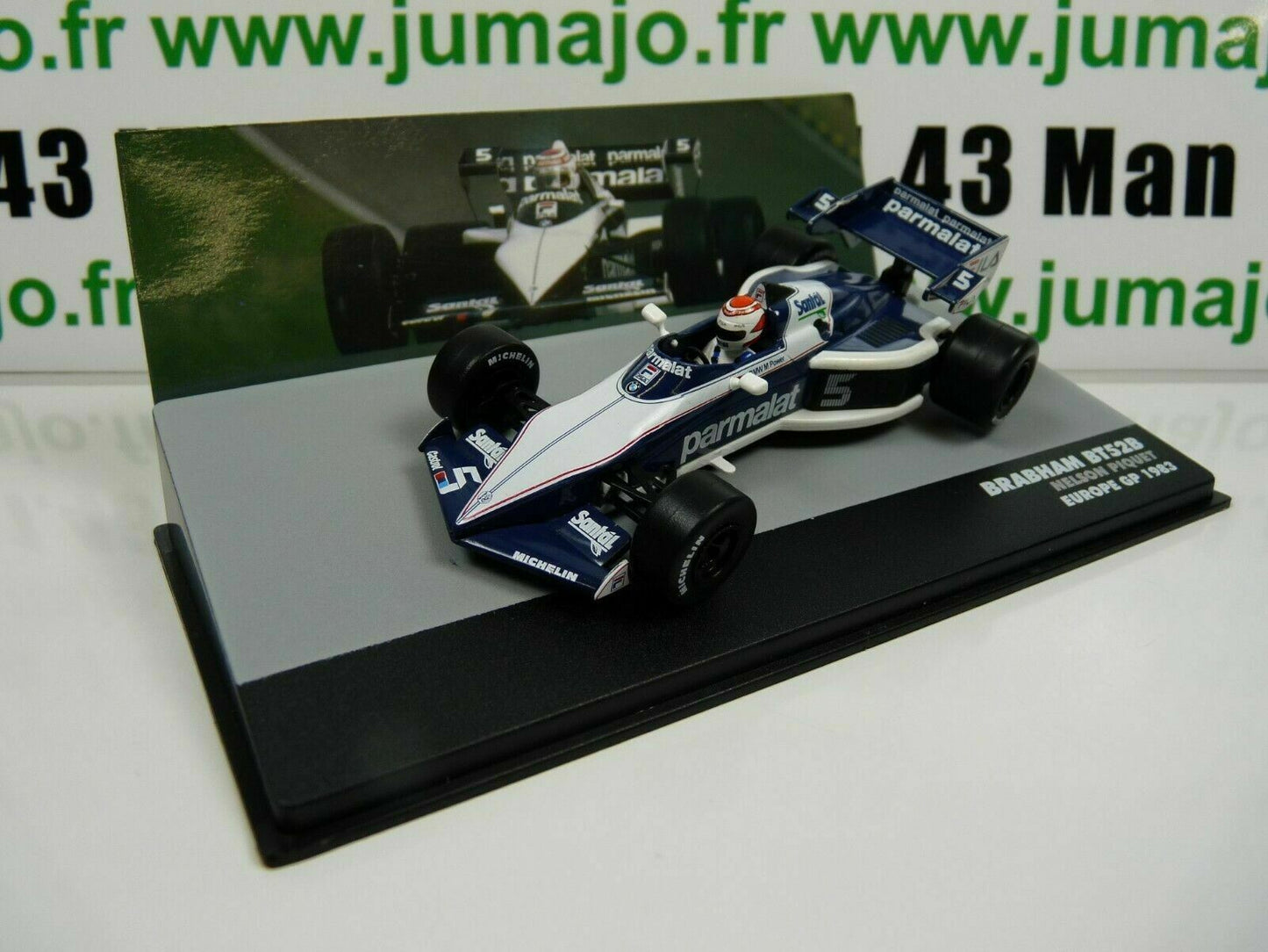 FOR103 voiture eaglemoss 1/43 F1 BRESIL Formule 1 BRABHAM BT52B N.Piquet 1983