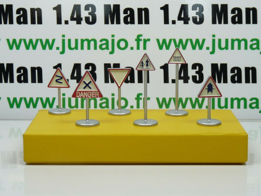 DT1 coffret réédition DINKY TOYS atlas : 6 panneaux de signalisation route  #41