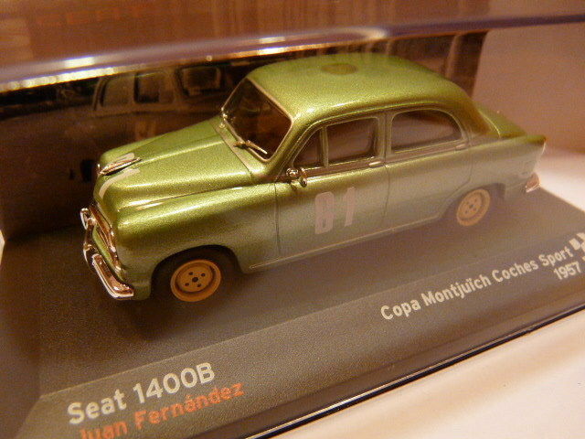 RES5 voiture 1/43 IXO altaya Rallye SEAT: Seat 1400 B 1957 Copa Montjuïch coches