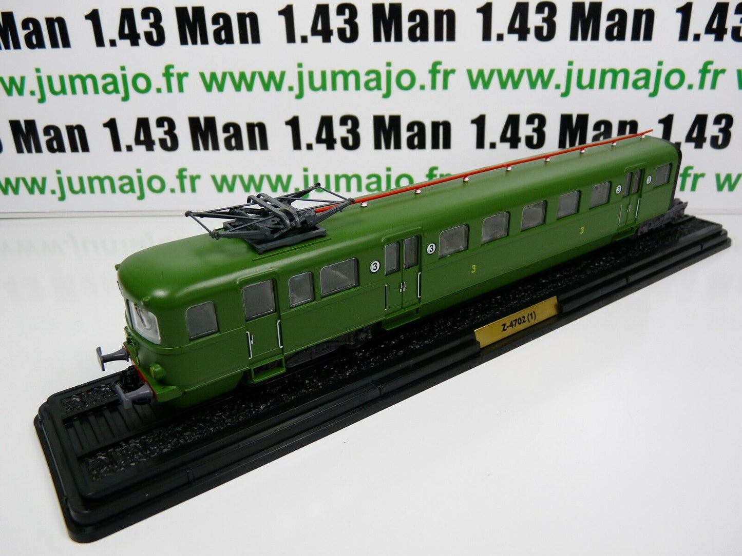 AM19 Automotrices train SNCF 1/87 HO : Z 4702 1948 1° élément