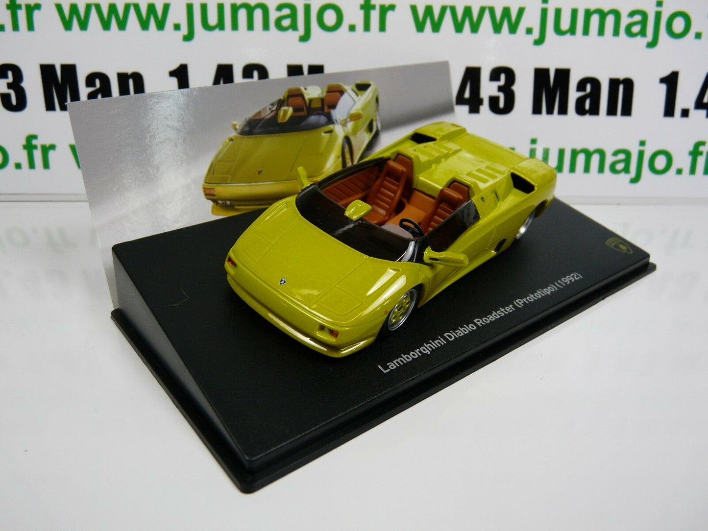 LB57 voiture 1/43 IXO LAMBORGHINI : DIABLO Roadster Prototype 1992