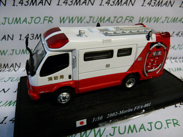 PDP63 voiture 1/50 DEL PRADO Pompiers du Monde : JAPON MORITA FFA-001 2002