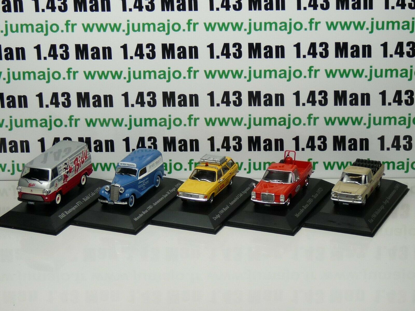 LOT 5 1/43 SALVAT Vehiculos Inolvidables Servicios