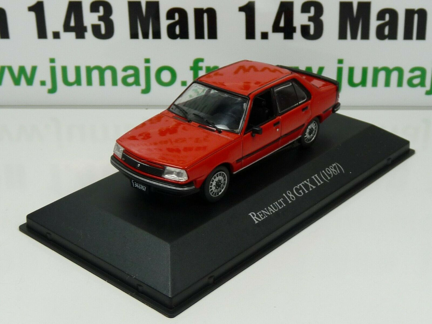 ARG18 Voiture 1/43 SALVAT Autos Inolvidables : Renault 18 GTX II (1987)