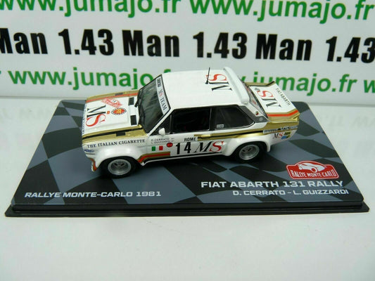 RMIT22 1/43 IXO Rallye Monte Carlo : FIAT Abarth 131 Rally 1981 #14 D.Cerrato