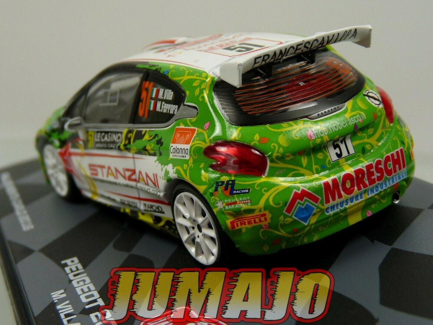 RMIT39 1/43 IXO Rallye Monte Carlo : PEUGEOT 208 T16 R5 2016 #51 M.Villa