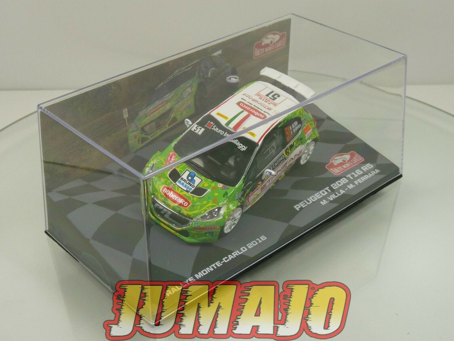 RMIT39 1/43 IXO Rallye Monte Carlo : PEUGEOT 208 T16 R5 2016 #51 M.Villa