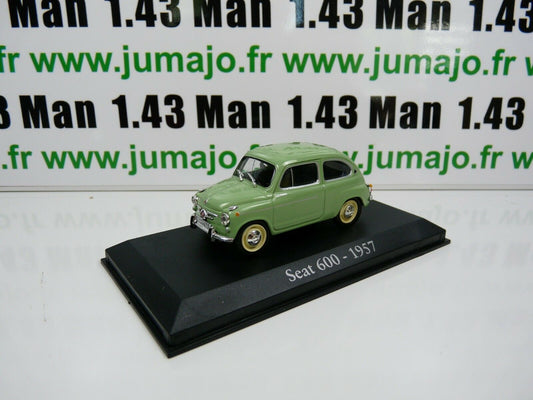 RBA40 voiture 1/43 RBA Italie IXO : SEAT 600 1957