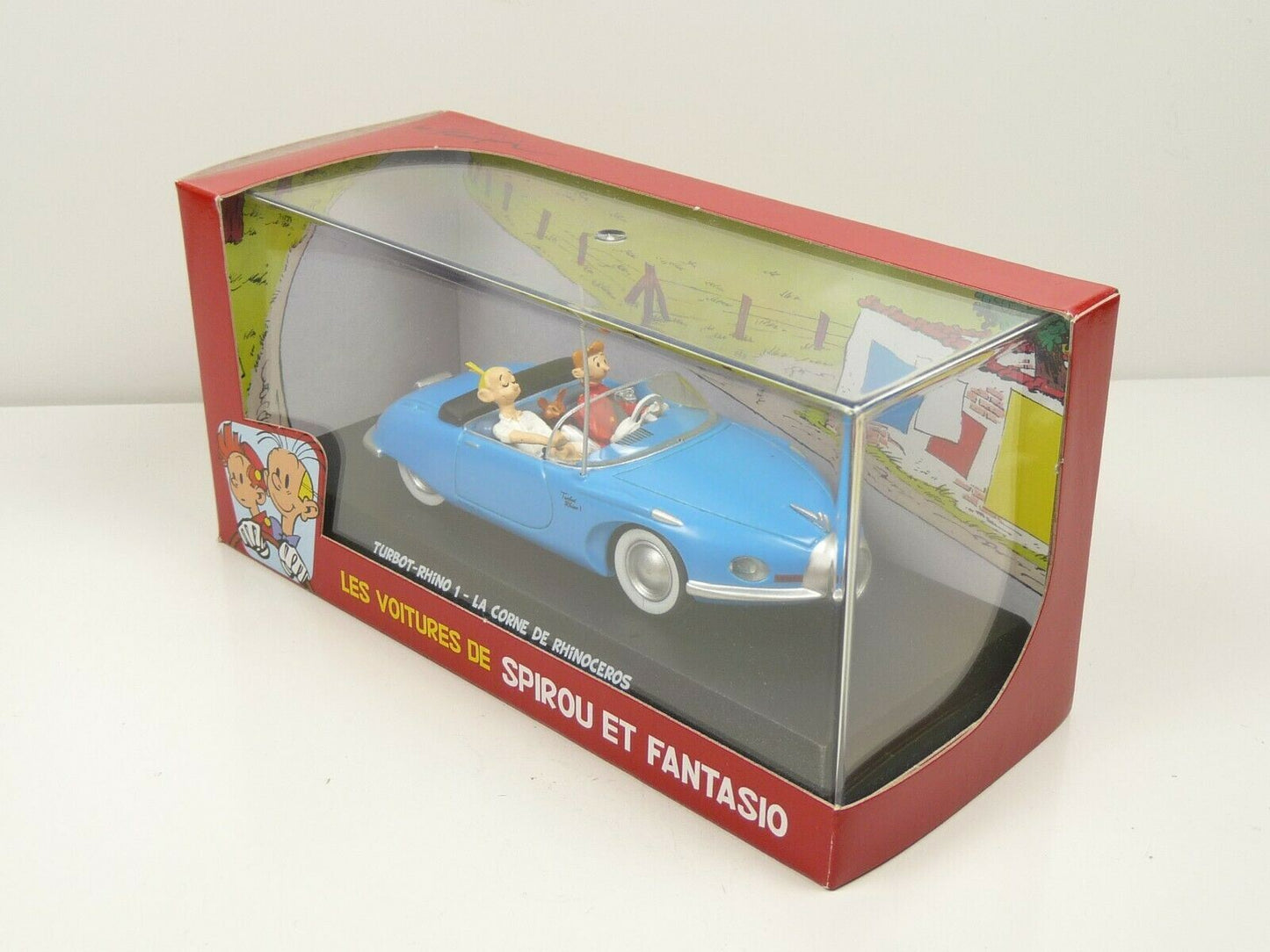 SPI1 Voiture 1/43 Collection SPIROU : Turbot-rhino 1 La corne de Rhinoceros