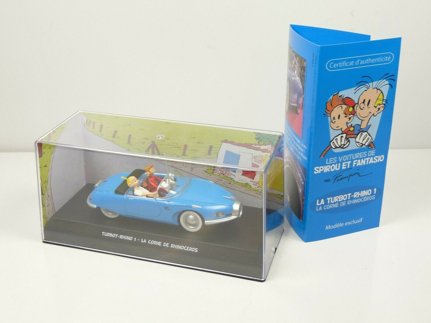 SPI1 Voiture 1/43 Collection SPIROU : Turbot-rhino 1 La corne de Rhinoceros