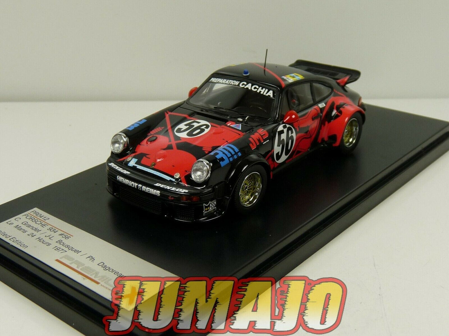 PRX21 1/43 IXO PREMIUM X résine PR0412 : PORSCHE 934 #56 24 Heures Mans 1977