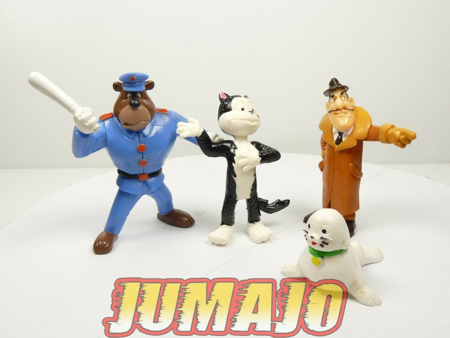 FIG2 Lot de 4 figurines PVC Yolanda Années 80 BIBIFOC PIF et HERCULE 1989